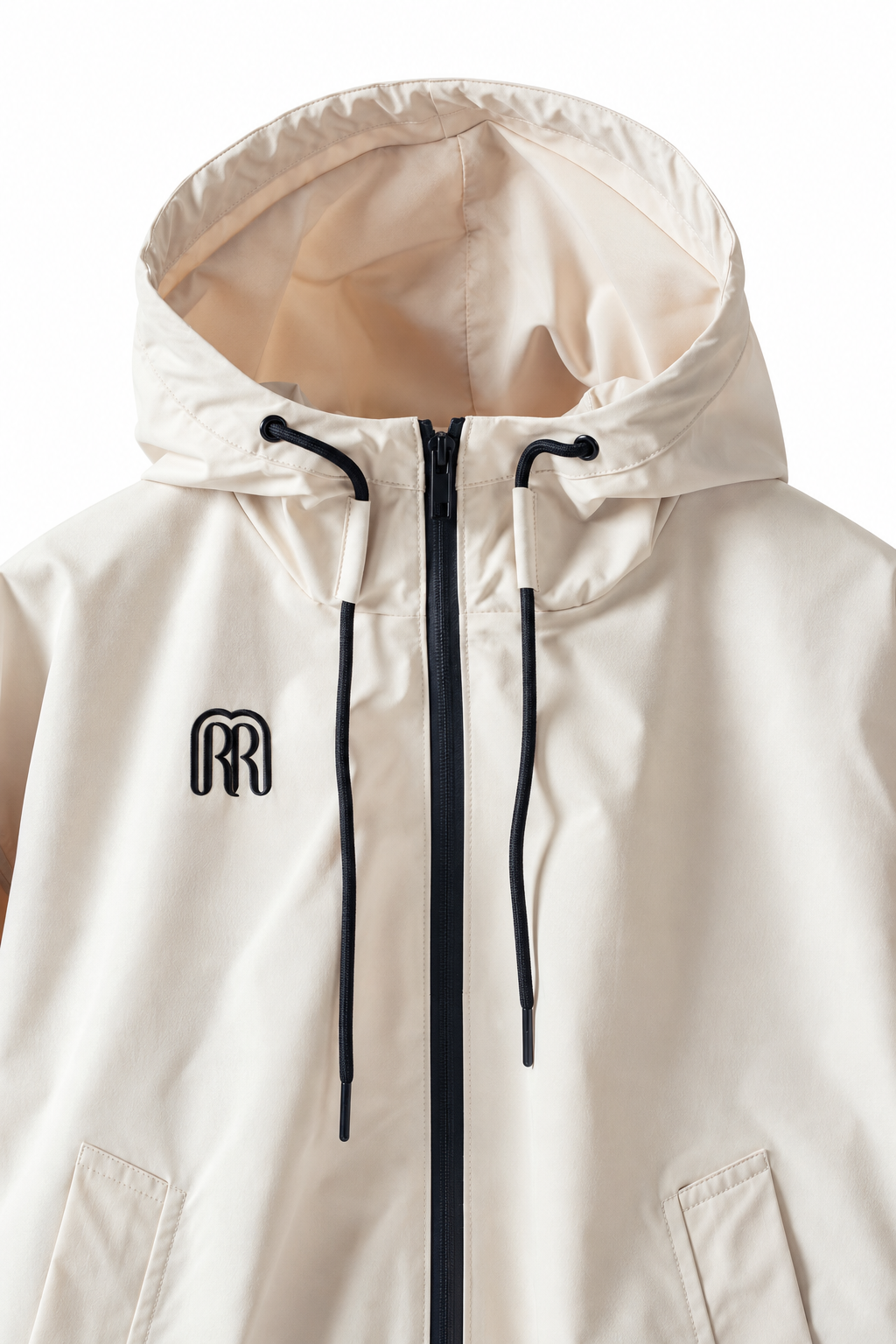 RR Logo Contrast Cropped Windbreaker
