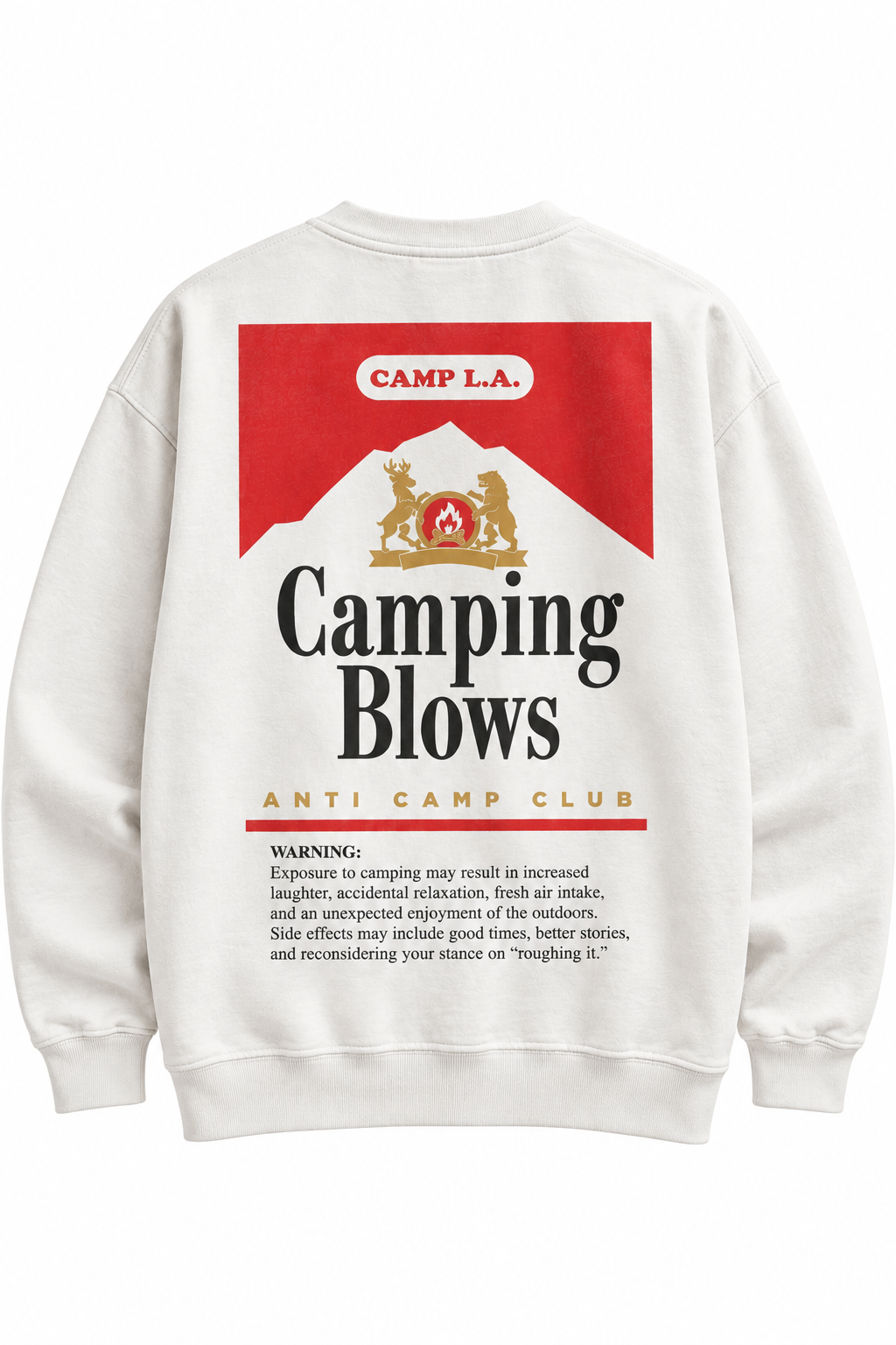 Camping Blows Crewneck Sweatshirt