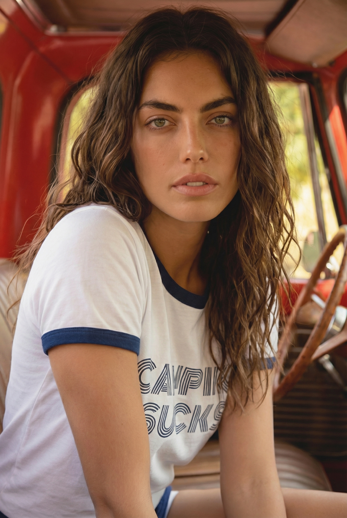 "CAMPING SUCKS" Ringer-Navy